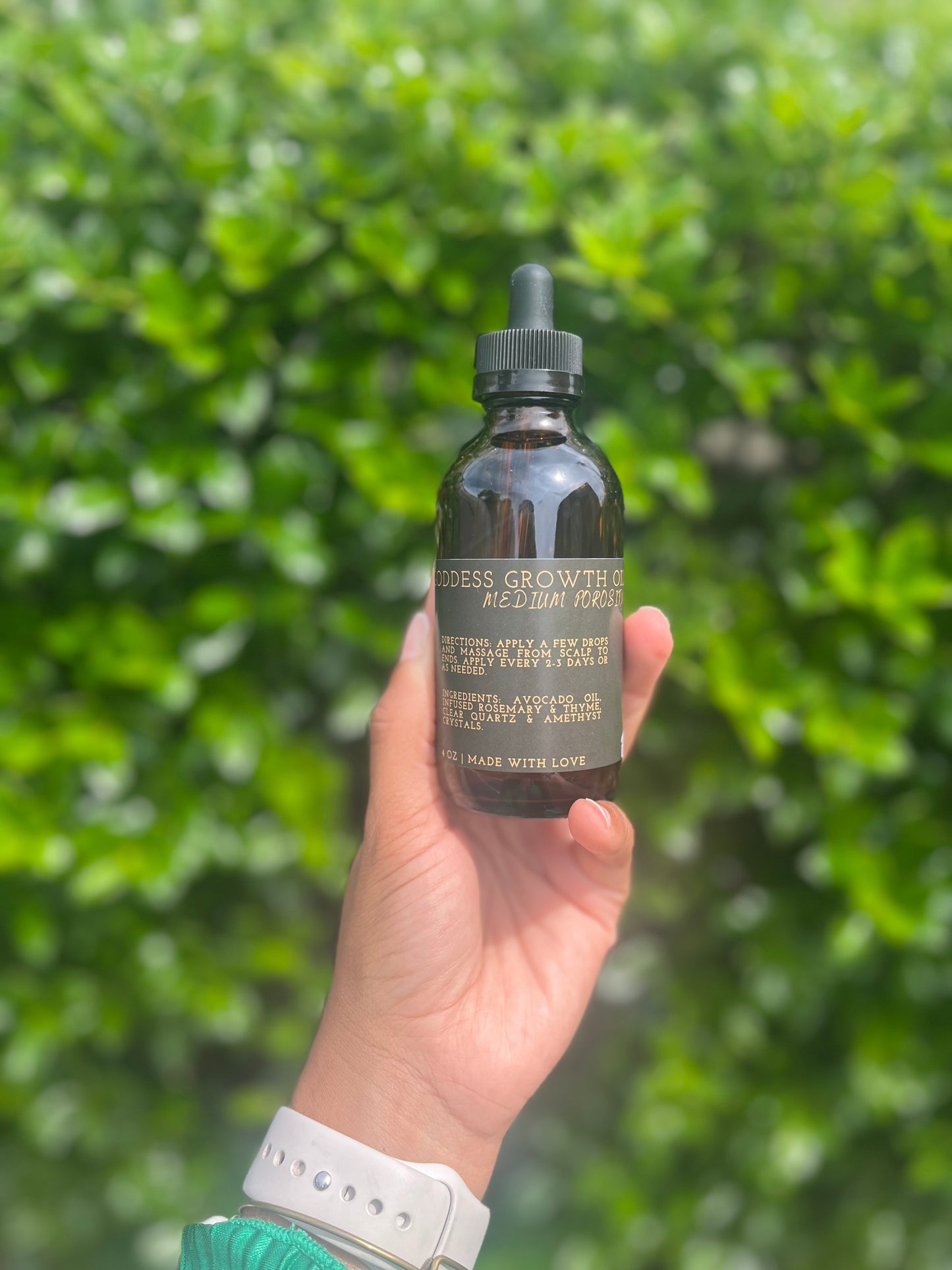 Medium Porosity Goddess Growth Oil